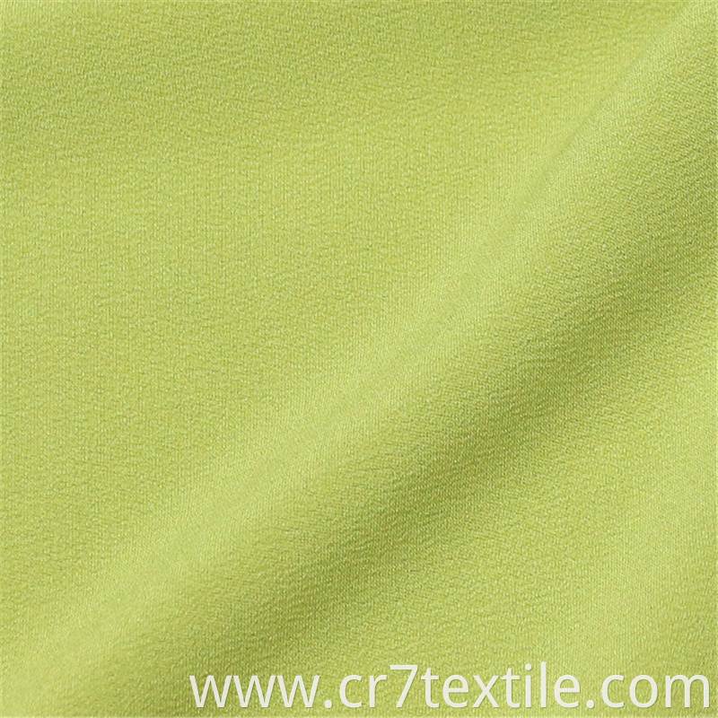 Smooth Polyester Spandex Stretch Dyed Chiffon Fashion Fabric